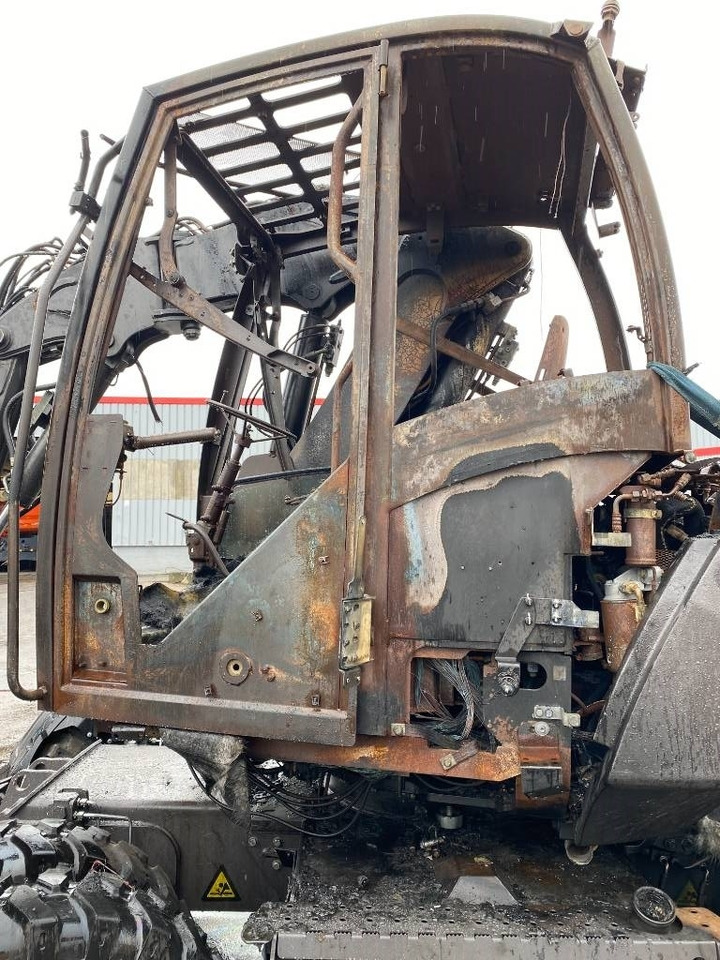 Excavadora de ruedas Mecalac 9 MWR / 1er Main Origine Française endommagée: foto 20