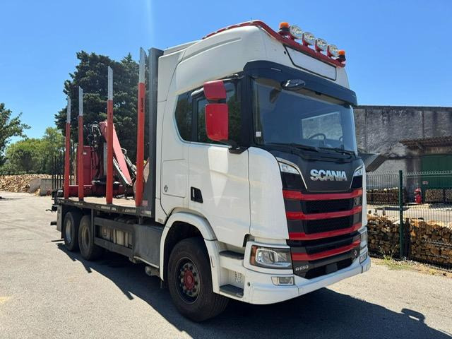 Scania R 650 - Camión forestal, Camión grúa: foto 1 Scania R 650 - Camión forestal, Camión grúa: foto 1