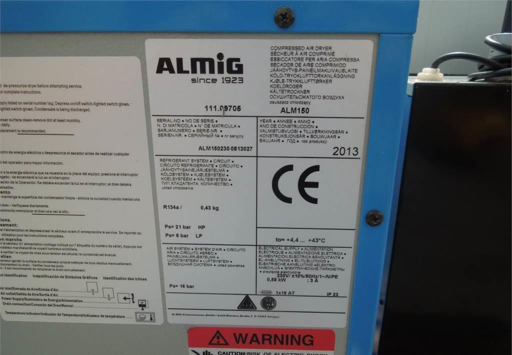 Alup OSUSZACZ ZIĘBNICZY ALMIG ALM150 2,33M3 2013R!! - Compresor de aire: foto 2 Alup OSUSZACZ ZIĘBNICZY ALMIG ALM150 2,33M3 2013R!! - Compresor de aire: foto 2