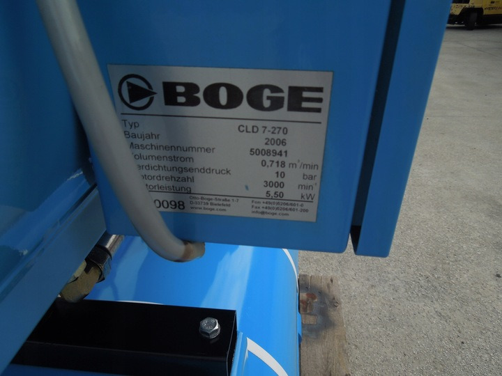 BOGE CLD7-270 CLD7-270 - Compresor de aire: foto 3 BOGE CLD7-270 CLD7-270 - Compresor de aire: foto 3