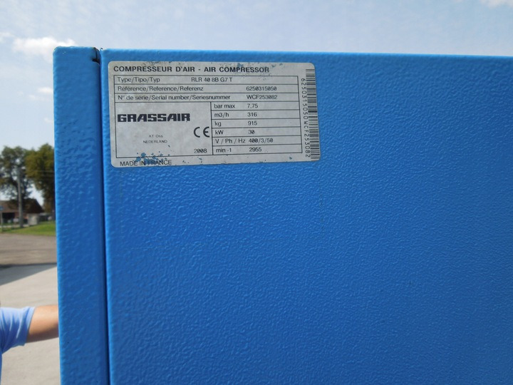 GRASSAIR RLR 40 8B RLR 40 8B - Compresor de aire: foto 4 GRASSAIR RLR 40 8B RLR 40 8B - Compresor de aire: foto 4