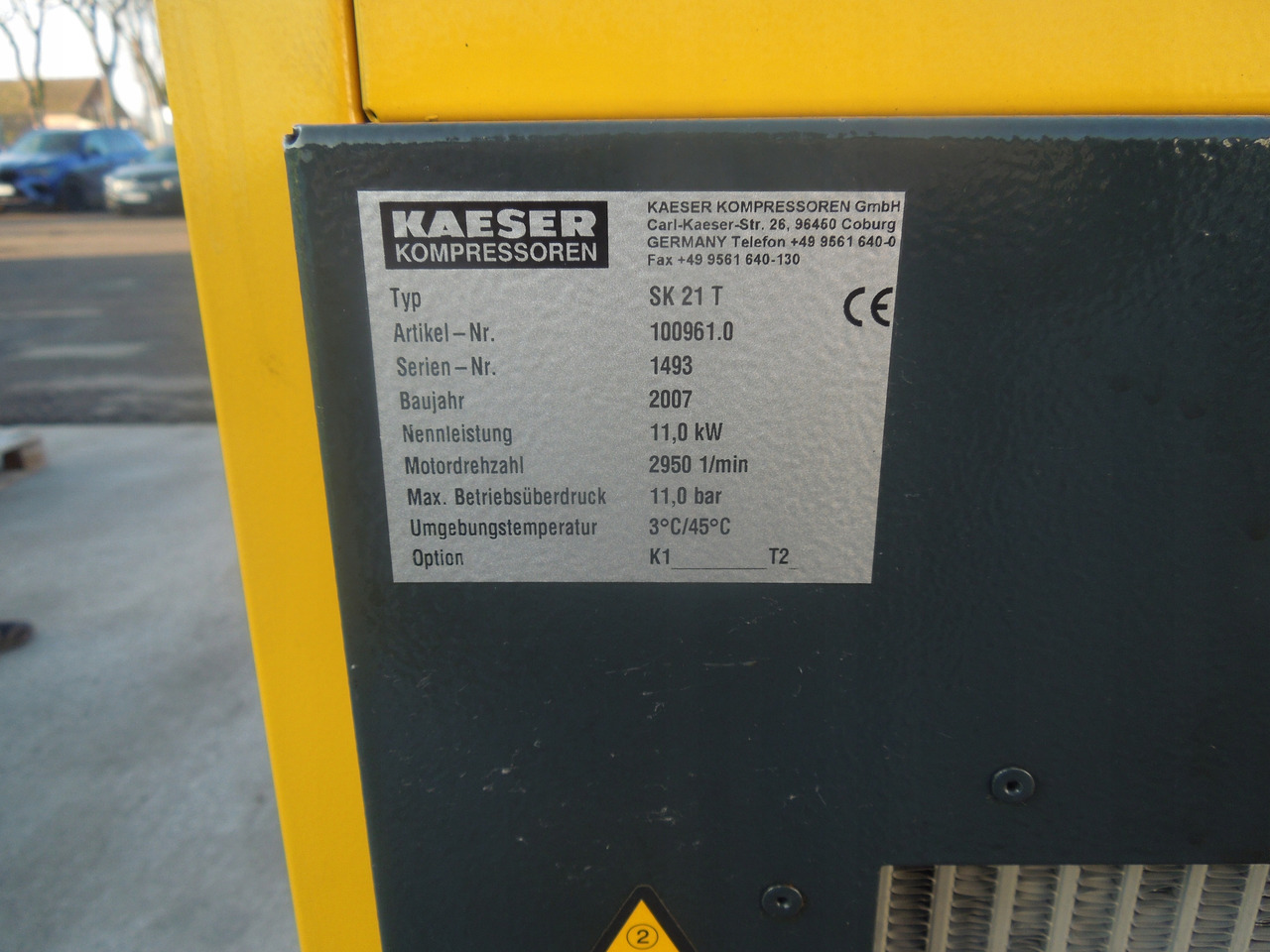 KAESER SK21T - Compresor de aire: foto 4 KAESER SK21T - Compresor de aire: foto 4