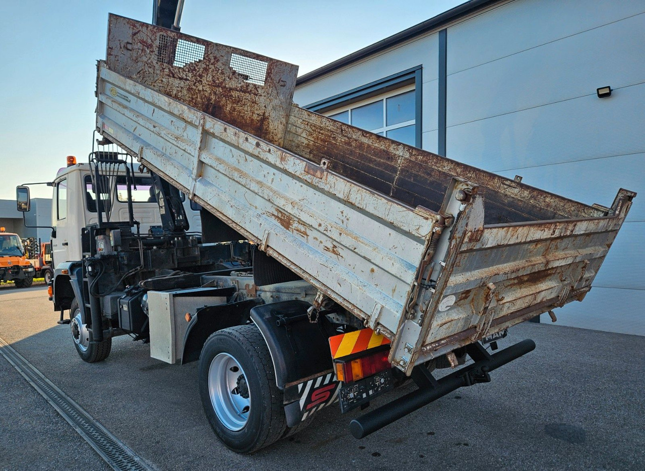 Camión volquete, Camión grúa MAN LE 14.250 4x4 HIAB 077BS-2 Kran Greifer: foto 13