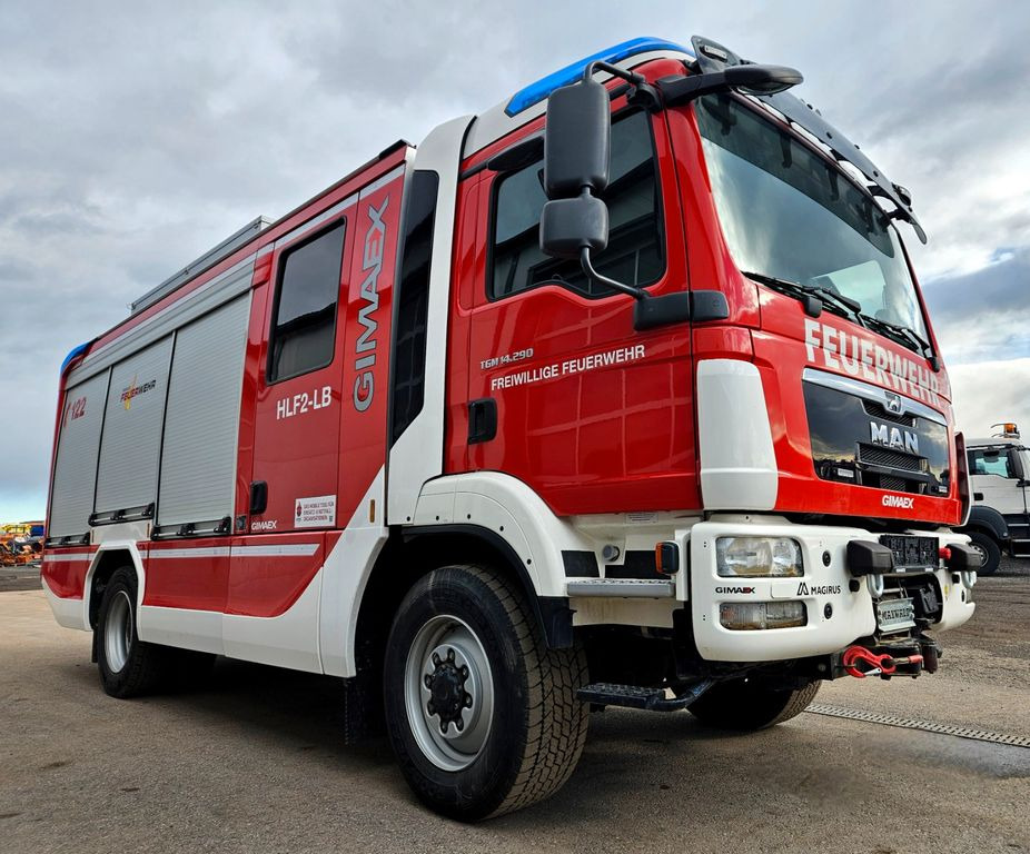MAN TGM 13.290 4x4 BL Feuerwehr HLF2-LB Gimaex - Camión de bomberos: foto 4 MAN TGM 13.290 4x4 BL Feuerwehr HLF2-LB Gimaex - Camión de bomberos: foto 4