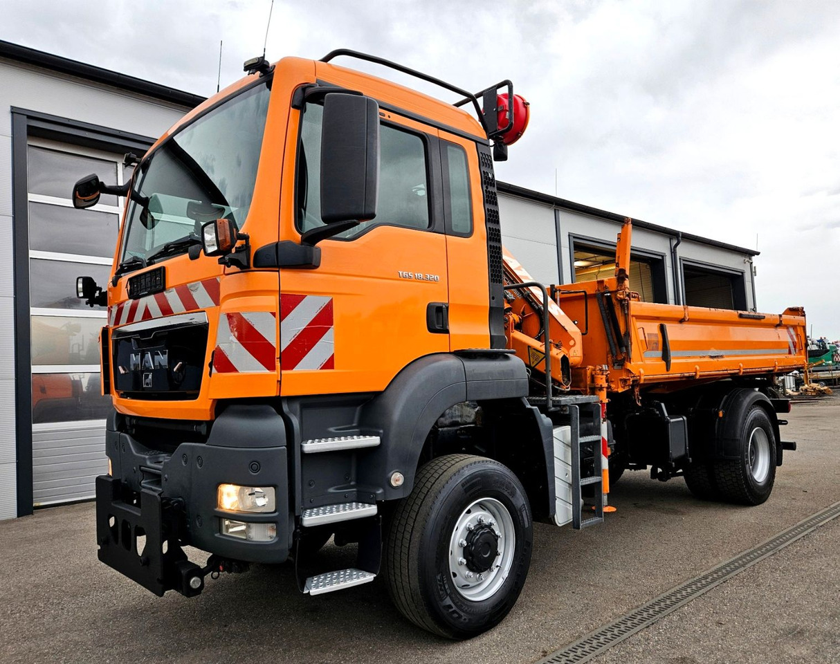 MAN TGS 18.320 4x4 BL Atlas 65.2 Kran Euro5 - Camión volquete, Camión grúa: foto 1 MAN TGS 18.320 4x4 BL Atlas 65.2 Kran Euro5 - Camión volquete, Camión grúa: foto 1