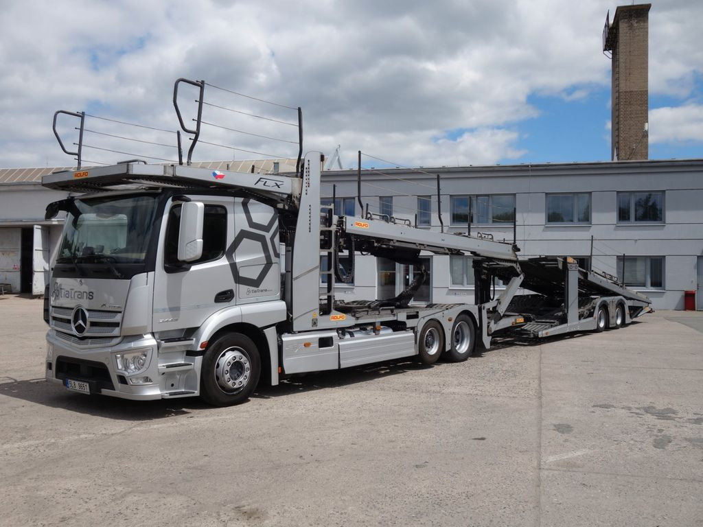Mercedes-Benz Actros 2443 mit Rolfo FLX - Camión portavehículos: foto 1 Mercedes-Benz Actros 2443 mit Rolfo FLX - Camión portavehículos: foto 1