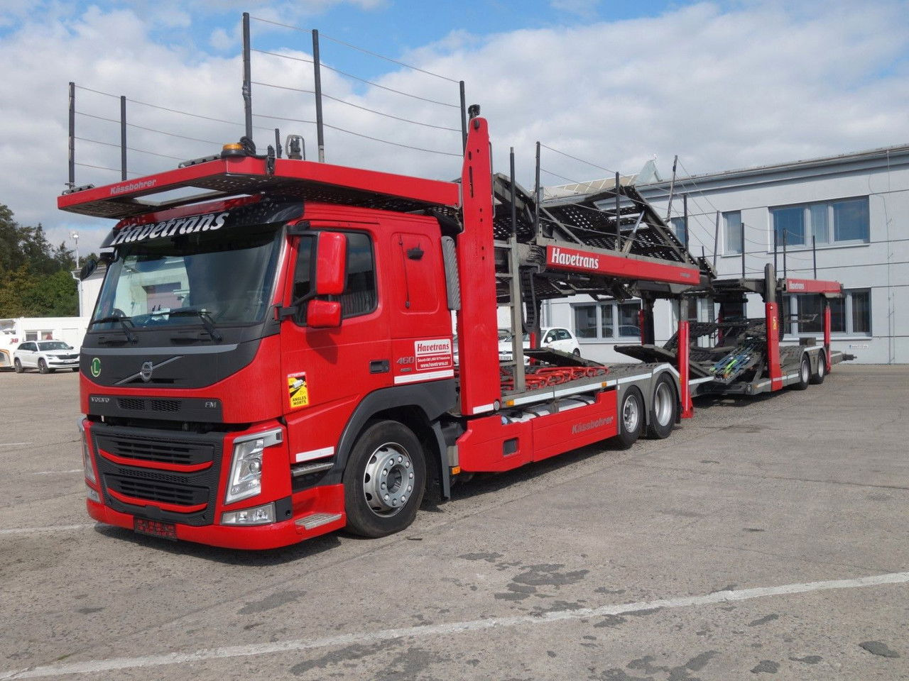 Volvo FM 460 6x2 Kassbohre Metago / Intago tt, VDI - Camión portavehículos: foto 1 Volvo FM 460 6x2 Kassbohre Metago / Intago tt, VDI - Camión portavehículos: foto 1