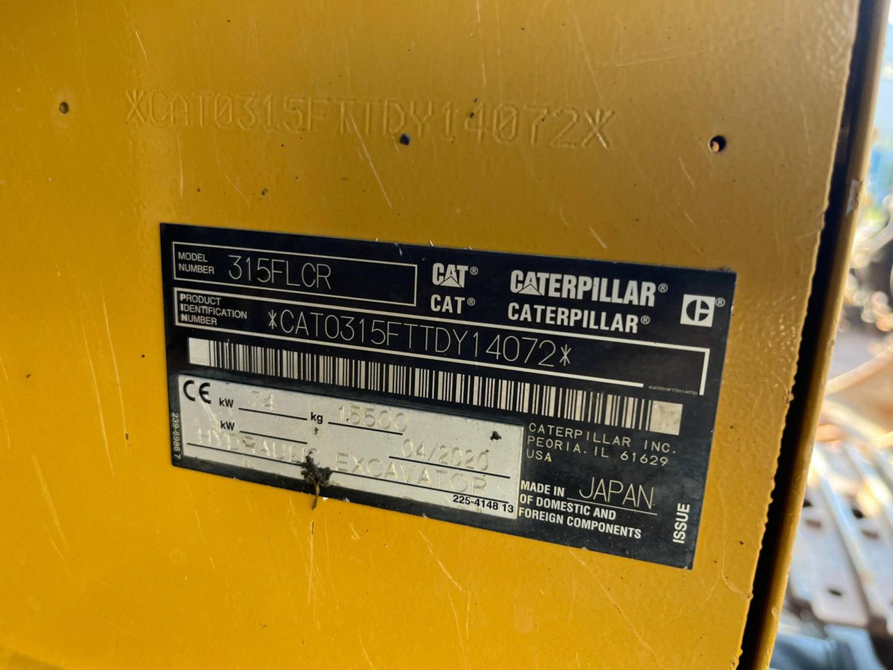 CAT 315FLCR - Excavadora de cadenas: foto 5 CAT 315FLCR - Excavadora de cadenas: foto 5