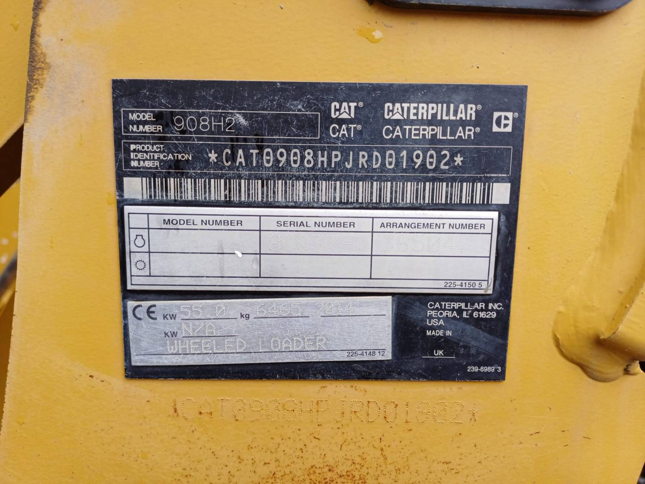 Leasing para CAT 908H2 CAT 908H2: foto 6
