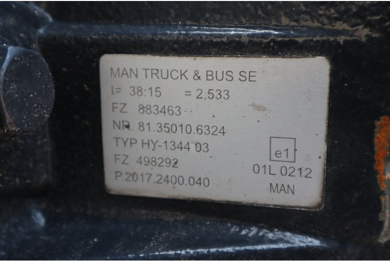 MAN HY-1344-03 38/15 - Eje posterior para Camión: foto 4 MAN HY-1344-03 38/15 - Eje posterior para Camión: foto 4