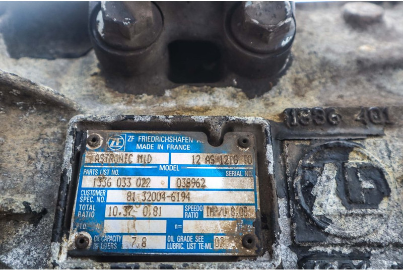 ZF 12AS1210OD TGM - Recambio para Camión: foto 5 ZF 12AS1210OD TGM - Recambio para Camión: foto 5