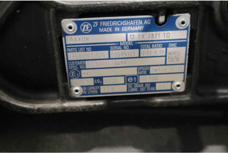 ZF 12TX2821OD+INT3 81.32004-6499 NEW - Caja de cambios para Camión: foto 5 ZF 12TX2821OD+INT3 81.32004-6499 NEW - Caja de cambios para Camión: foto 5