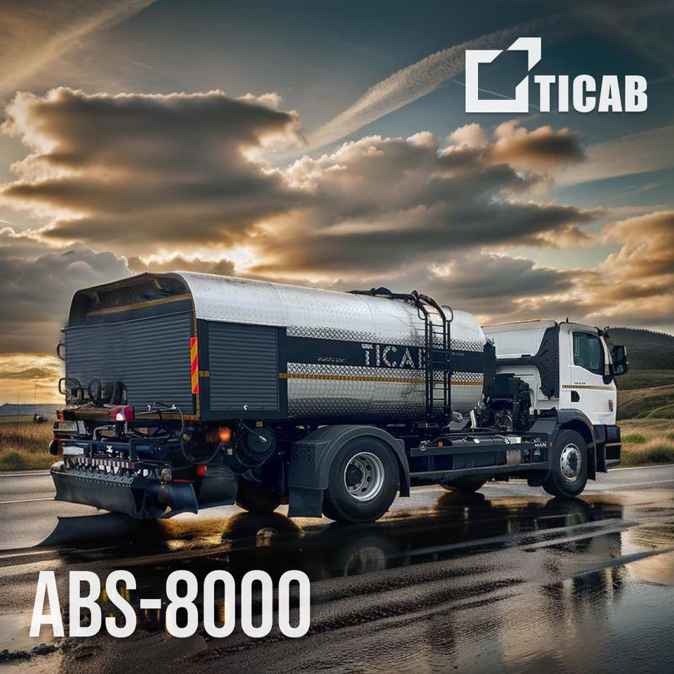 TICAB Asphalt Distributor, 8000 L, Аutonomous Asphalt Sprayer, Manufacturer - Camión bomba de hormigón: foto 3 TICAB Asphalt Distributor, 8000 L, Аutonomous Asphalt Sprayer, Manufacturer - Camión bomba de hormigón: foto 3