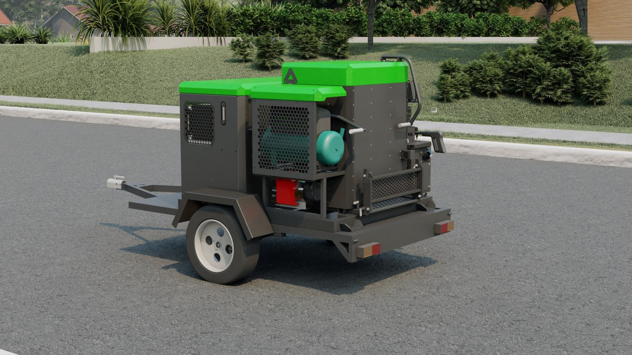 TICAB Crack sealing machine , 120 l, Asphalt crack filler, Manufacturer - Pavimentadora de asfalto: foto 2 TICAB Crack sealing machine , 120 l, Asphalt crack filler, Manufacturer - Pavimentadora de asfalto: foto 2