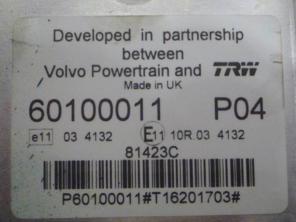Volvo Motor styrenhet, VOE60100011 - Sistema eléctrico para Maquinaria de construcción: foto 4 Volvo Motor styrenhet, VOE60100011 - Sistema eléctrico para Maquinaria de construcción: foto 4