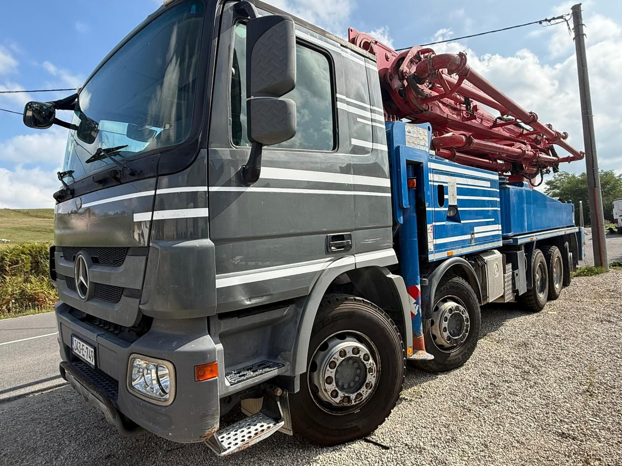 Mercedes-Benz Actros 4448 10x4, E5, MP-3, Putzmeister M46-5 - Camión bomba de hormigón: foto 3 Mercedes-Benz Actros 4448 10x4, E5, MP-3, Putzmeister M46-5 - Camión bomba de hormigón: foto 3