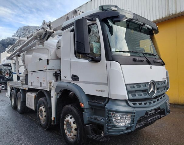 Mercedes-Benz Arocs 3243 8x4, E6, Schwing 24m, Stetter 7m3 - Camión bomba de hormigón: foto 1 Mercedes-Benz Arocs 3243 8x4, E6, Schwing 24m, Stetter 7m3 - Camión bomba de hormigón: foto 1