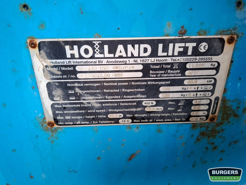 HOLLANDLIFT HL220D25 - Plataforma de tijeras: foto 4 HOLLANDLIFT HL220D25 - Plataforma de tijeras: foto 4