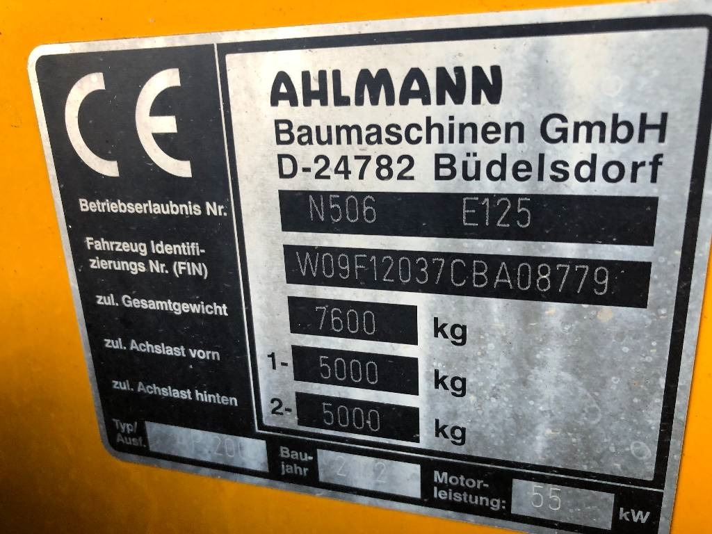Ahlmann AF1200 Dismantled: only spare parts - Cargadora de ruedas: foto 5 Ahlmann AF1200 Dismantled: only spare parts - Cargadora de ruedas: foto 5