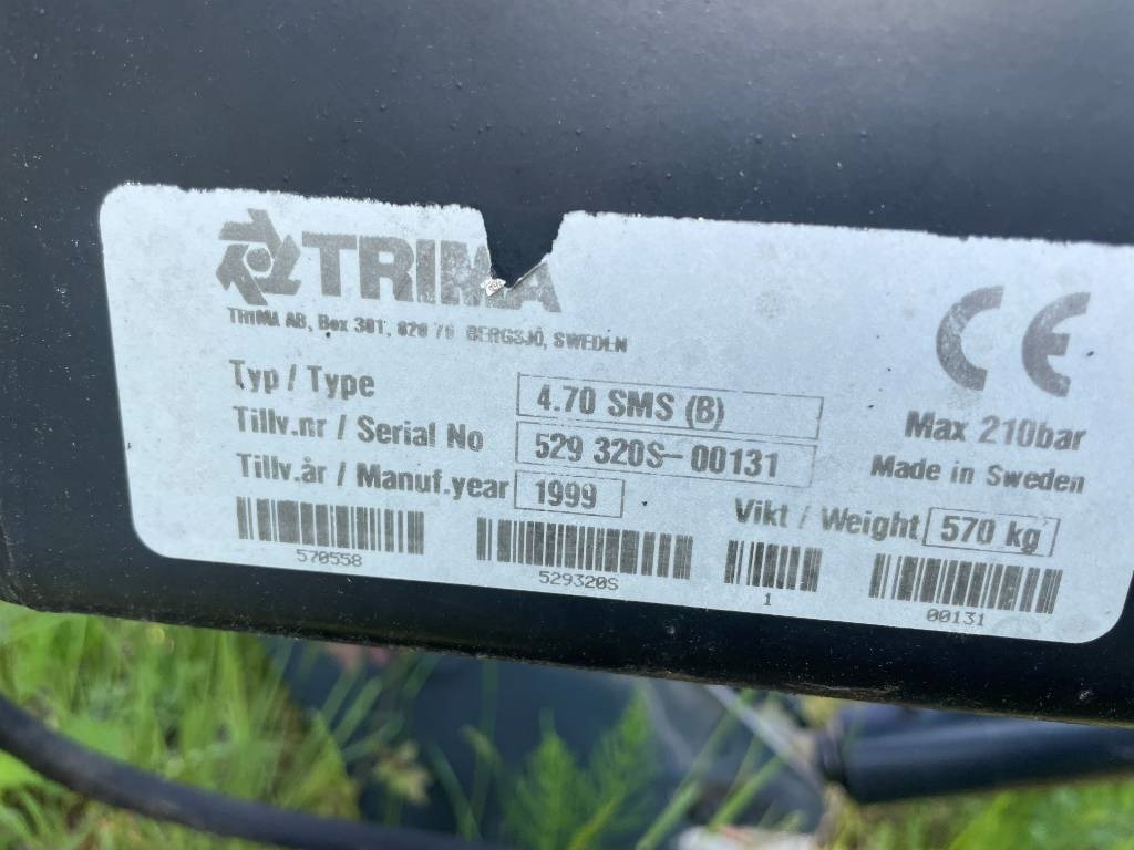 Lastare / Loader Trima 470 B till Case MX120 - Implemento para Cargadora: foto 4 Lastare / Loader Trima 470 B till Case MX120 - Implemento para Cargadora: foto 4