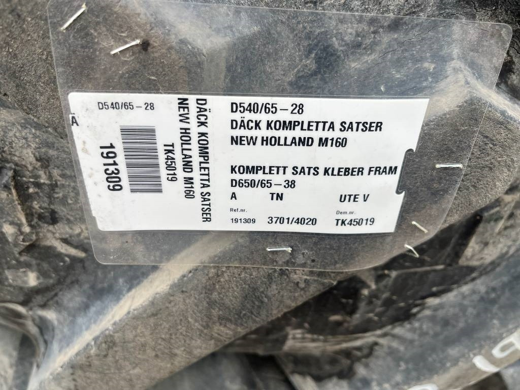 Kleber 650/65R38 540/65R28 till New Holland M160 - Neumático para Maquinaria agrícola: foto 2 Kleber 650/65R38 540/65R28 till New Holland M160 - Neumático para Maquinaria agrícola: foto 2