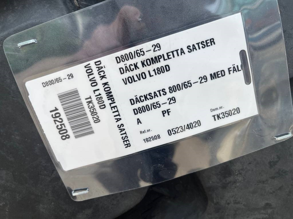 Michelin 800/65R29 XLD Volvo L150 L180 - Rueda completa: foto 2 Michelin 800/65R29 XLD Volvo L150 L180 - Rueda completa: foto 2