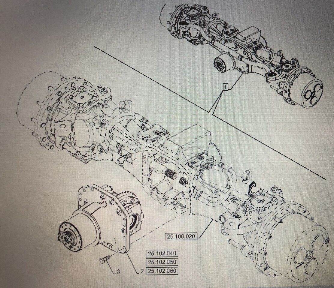 CASE OPTUM 270 PRZEDNIA OŚ-MECHANIZM RÓŻNICOWY/lCZĘŚĆ 47489667/CASE OPTUM 250/270/300 - Eje delantero para Maquinaria agrícola: foto 1 CASE OPTUM 270 PRZEDNIA OŚ-MECHANIZM RÓŻNICOWY/lCZĘŚĆ 47489667/CASE OPTUM 250/270/300 - Eje delantero para Maquinaria agrícola: foto 1