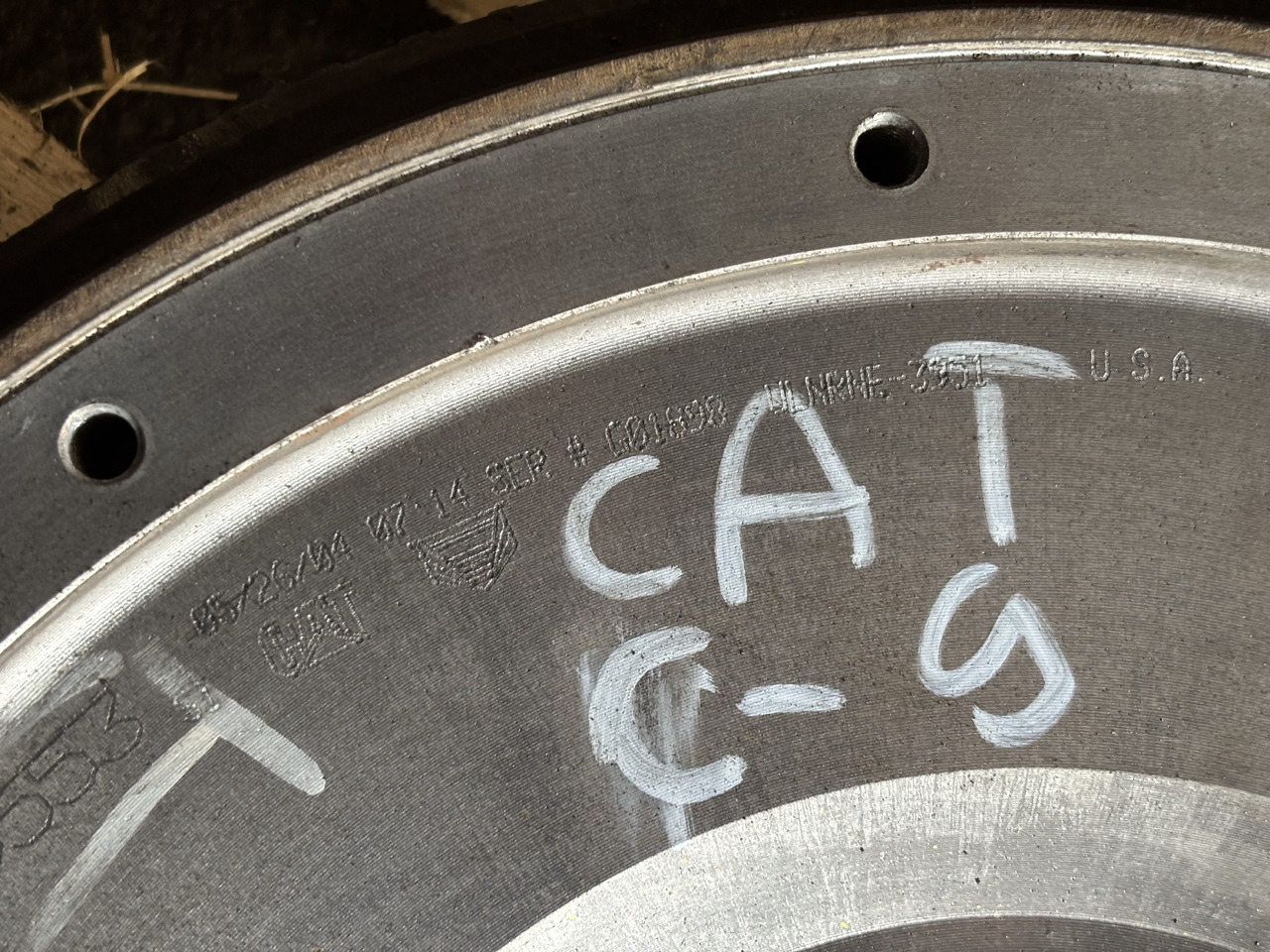 CAT Caterpillar C9 144-9553 Koło Zamachowe 1449553 - Volante de inercia para Maquinaria agrícola: foto 4 CAT Caterpillar C9 144-9553 Koło Zamachowe 1449553 - Volante de inercia para Maquinaria agrícola: foto 4