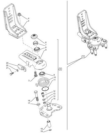 Case Puma New Holland T7 - wspornik skręt błotnika 90403696 - Guardabarros para Maquinaria agrícola: foto 1 Case Puma New Holland T7 - wspornik skręt błotnika 90403696 - Guardabarros para Maquinaria agrícola: foto 1