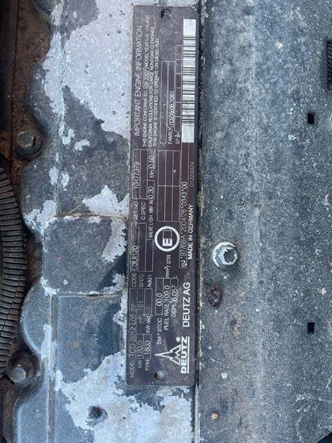 Deutz TCD2012L062V , TCD 2012 L06 2V silnik sprawny 100% gwarancja - Motor para Maquinaria agrícola: foto 1 Deutz TCD2012L062V , TCD 2012 L06 2V silnik sprawny 100% gwarancja - Motor para Maquinaria agrícola: foto 1