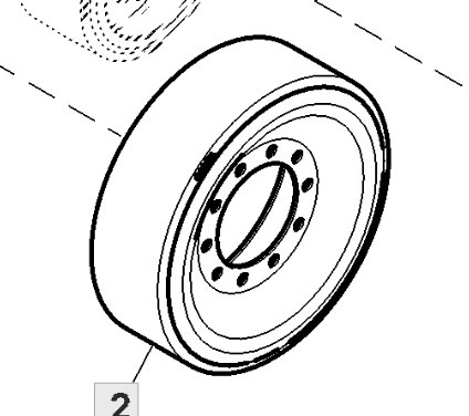 John Deere 9420RX 9470RX 9520RX 9620RX Koło Napędowe RE581208 TA21073 RE581209 - Piezas del tren de rodaje para Maquinaria agrícola: foto 1 John Deere 9420RX 9470RX 9520RX 9620RX Koło Napędowe RE581208 TA21073 RE581209 - Piezas del tren de rodaje para Maquinaria agrícola: foto 1