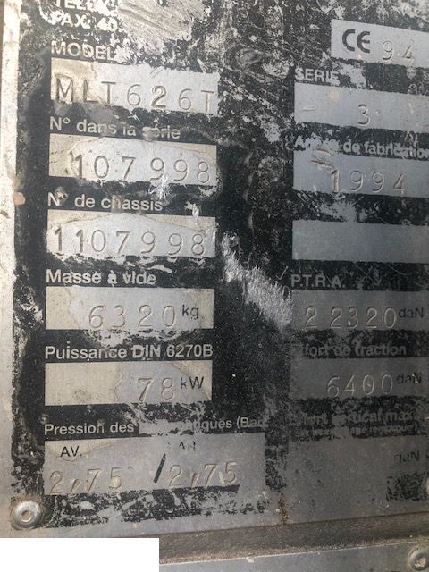 Cilindro hidráulico para Maquinaria agrícola Manitou 626 - Siłownik Poziomowania: foto 10