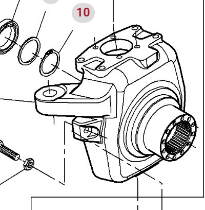 Massey Ferguson 7516 Obudowa Zwolnicy Lewa Prawa 7400602901 7400602801 - Mando final para Maquinaria agrícola: foto 1 Massey Ferguson 7516 Obudowa Zwolnicy Lewa Prawa 7400602901 7400602801 - Mando final para Maquinaria agrícola: foto 1