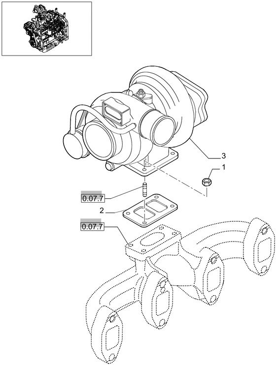 New Holland T6010 Regen turbosprezarka reman-turbocharger 4895271R - Turbocompresor para Maquinaria agrícola: foto 1 New Holland T6010 Regen turbosprezarka reman-turbocharger 4895271R - Turbocompresor para Maquinaria agrícola: foto 1