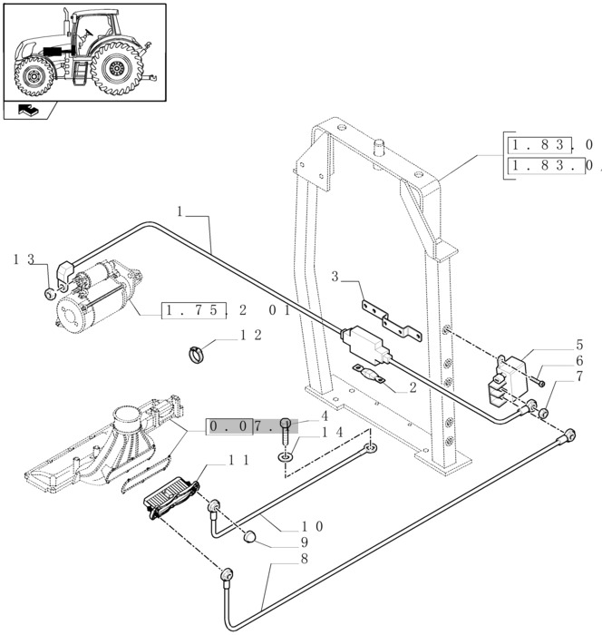 New Holland T6010 T6070 Przekażnik 12v, high current 82022813 - Relé para Maquinaria agrícola: foto 1 New Holland T6010 T6070 Przekażnik 12v, high current 82022813 - Relé para Maquinaria agrícola: foto 1