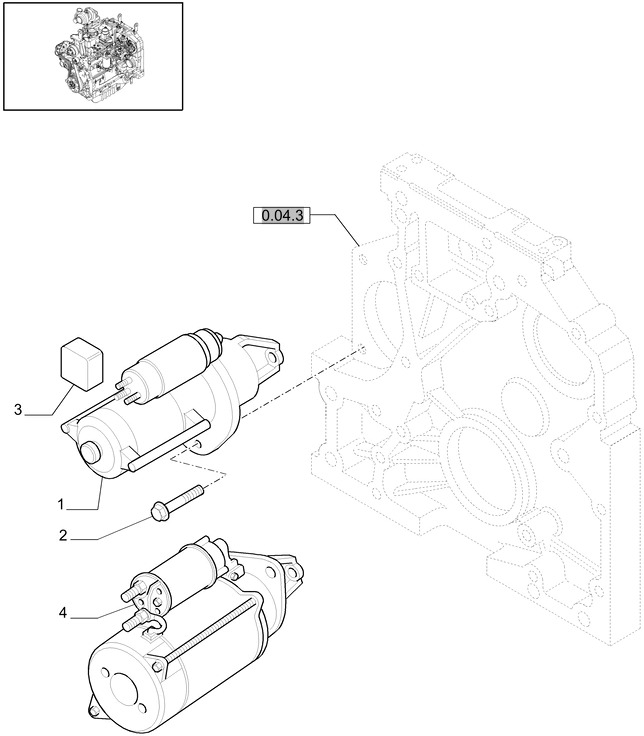New Holland T6010 T6090 T6070 Regen rozrusznik 12v, 4.2kw 84151331R - Arranque para Tractor: foto 1 New Holland T6010 T6090 T6070 Regen rozrusznik 12v, 4.2kw 84151331R - Arranque para Tractor: foto 1