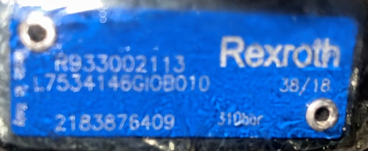 Pompa Rexroth R933002113 | L7534146GIOB010 - Bomba hidráulica para Maquinaria agrícola: foto 1 Pompa Rexroth R933002113 | L7534146GIOB010 - Bomba hidráulica para Maquinaria agrícola: foto 1