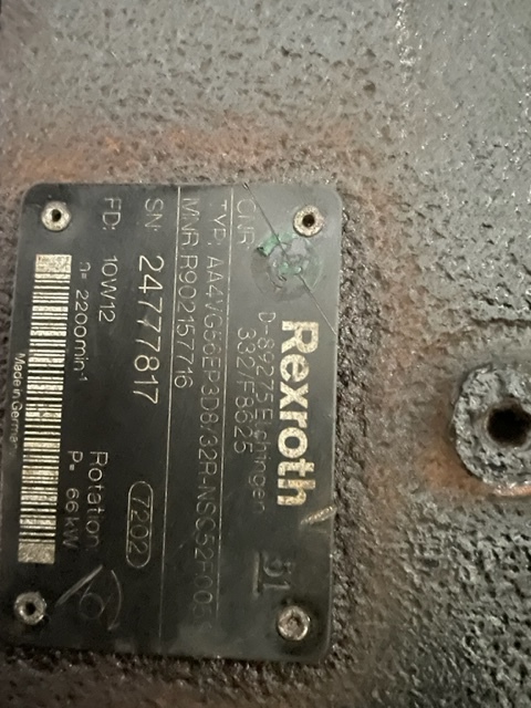 Rexroth AA4VG56EP3d8/32r jcb 527-58 agri pompa jazdy - Bomba hidráulica para Maquinaria agrícola: foto 2 Rexroth AA4VG56EP3d8/32r jcb 527-58 agri pompa jazdy - Bomba hidráulica para Maquinaria agrícola: foto 2