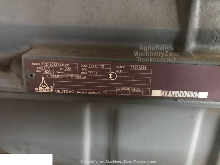 Silnik Deutz TCD 6.1 L6 - Motor para Maquinaria agrícola: foto 3 Silnik Deutz TCD 6.1 L6 - Motor para Maquinaria agrícola: foto 3