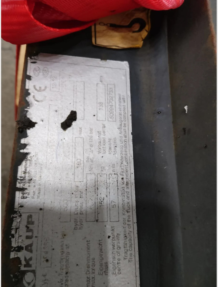 Kaup Zinkenverstellgerät - Implemento para Equipo de manutención: foto 2 Kaup Zinkenverstellgerät - Implemento para Equipo de manutención: foto 2