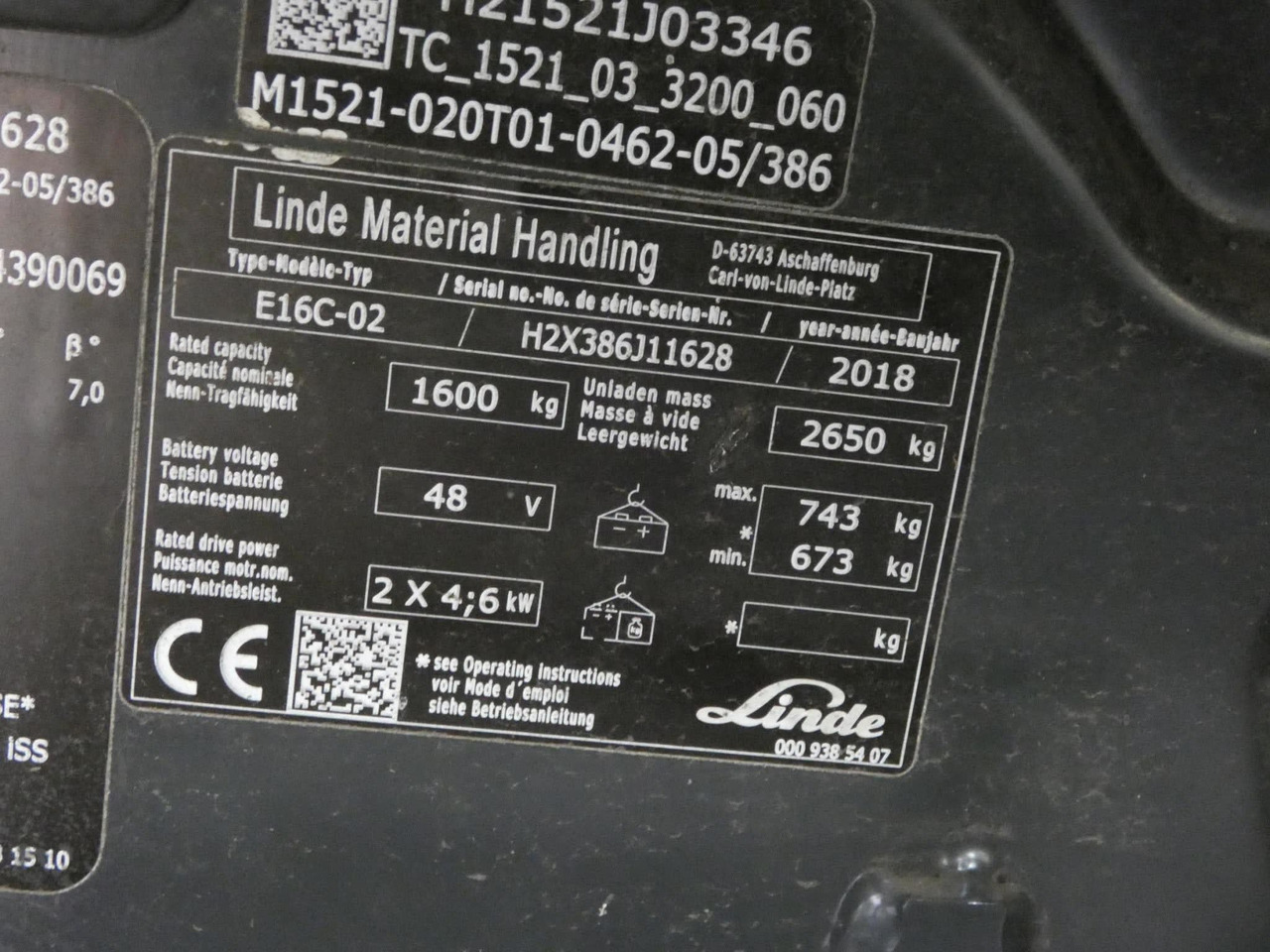 Linde E16C-02 - Carretilla elevadora eléctrica: foto 5 Linde E16C-02 - Carretilla elevadora eléctrica: foto 5