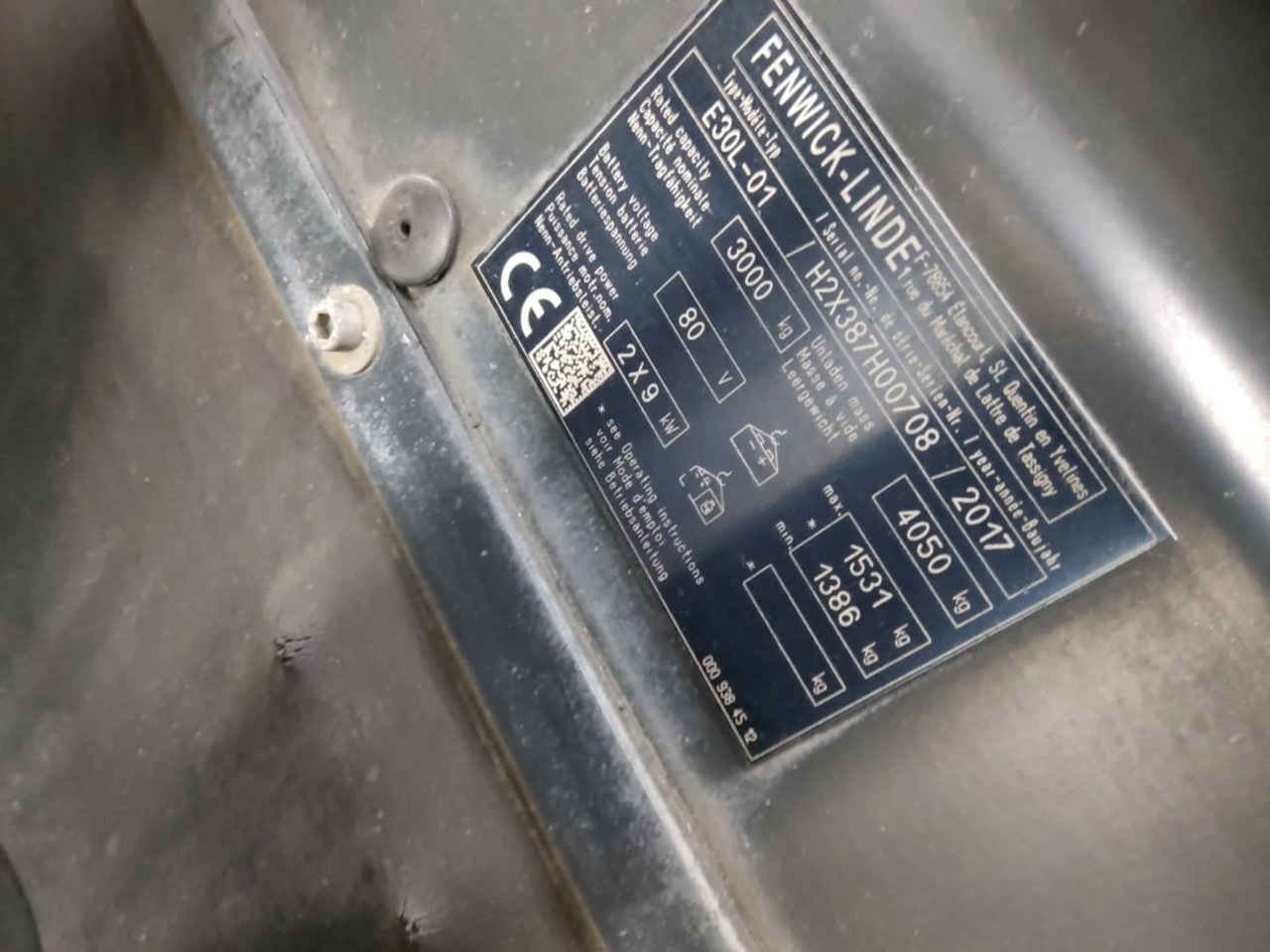 Linde E30L-01 - Carretilla elevadora eléctrica: foto 5 Linde E30L-01 - Carretilla elevadora eléctrica: foto 5