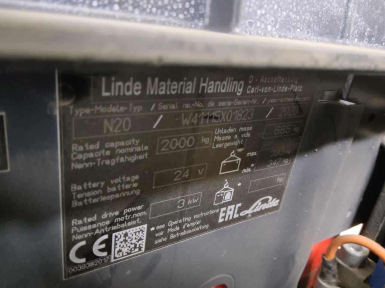 Linde N20/540mm/2400mm - Recoge pedidos: foto 5 Linde N20/540mm/2400mm - Recoge pedidos: foto 5