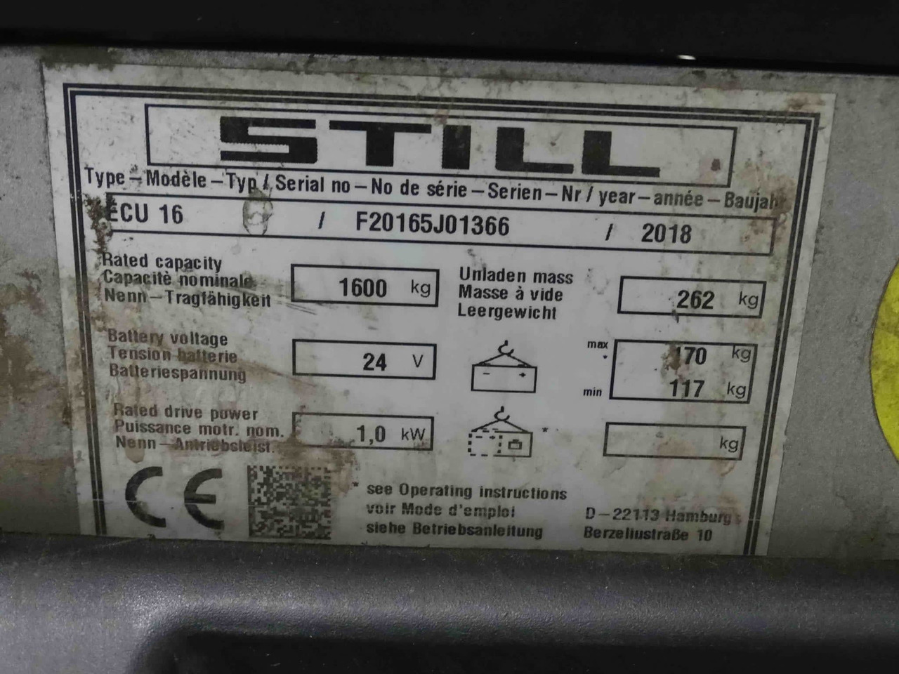 STILL ECU16 - Transpaleta: foto 2 STILL ECU16 - Transpaleta: foto 2