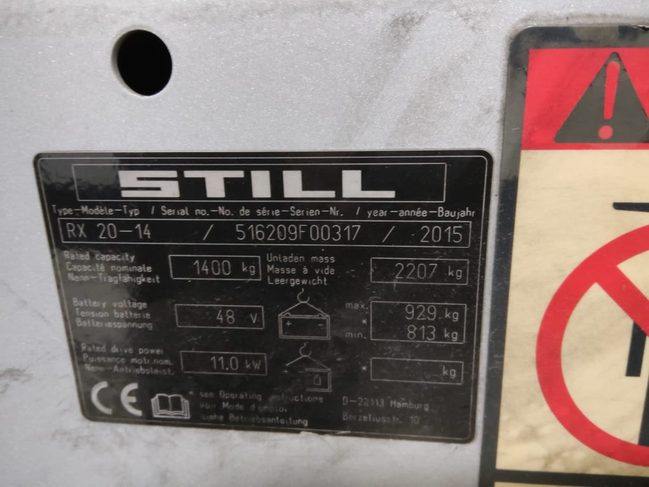 STILL RX20-14 - Carretilla elevadora eléctrica: foto 5 STILL RX20-14 - Carretilla elevadora eléctrica: foto 5