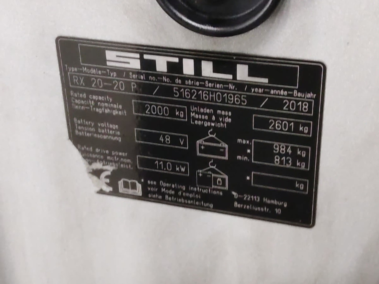 STILL RX20-20P - Carretilla elevadora eléctrica: foto 2 STILL RX20-20P - Carretilla elevadora eléctrica: foto 2