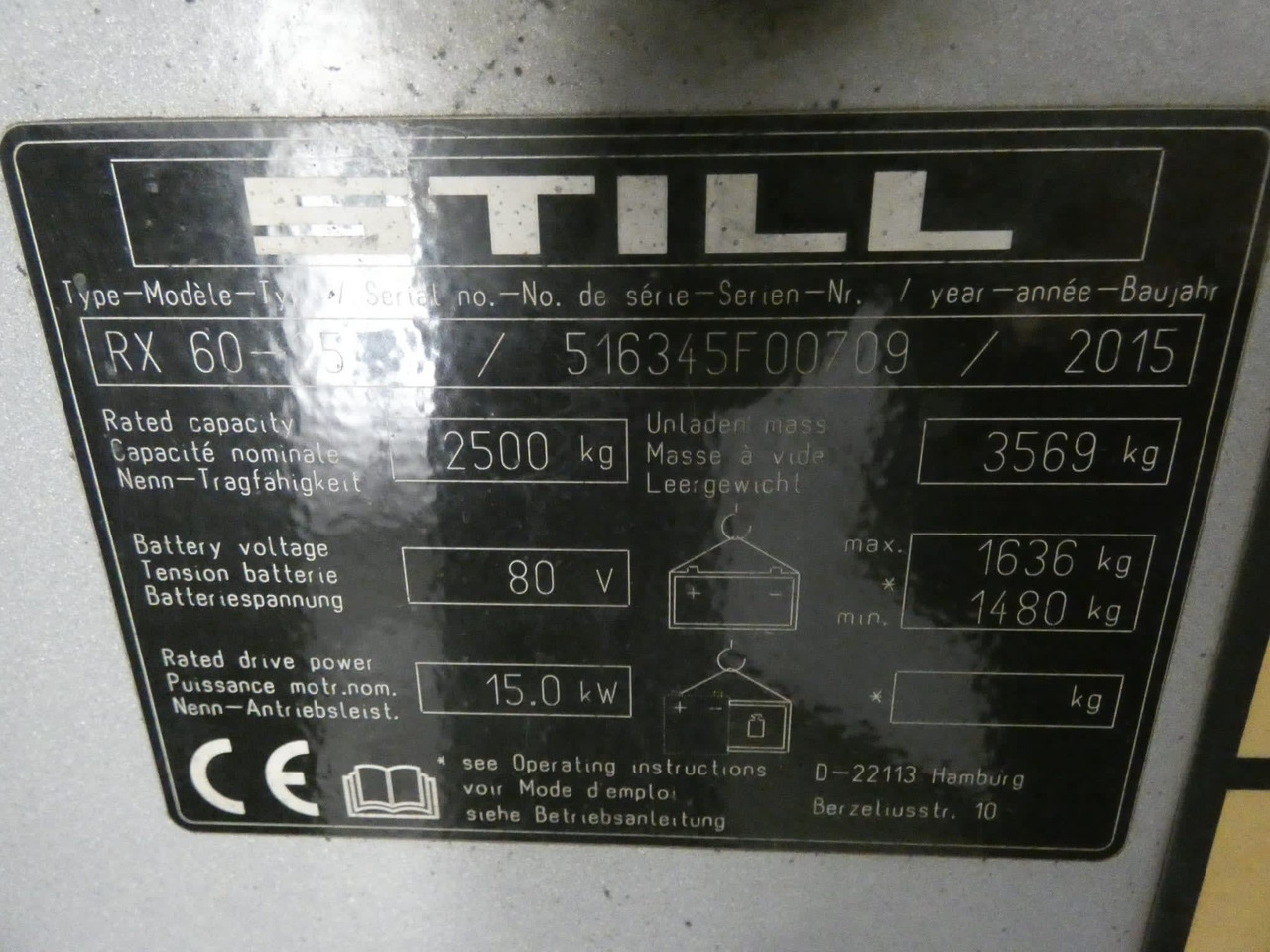 STILL RX60-25 - Carretilla elevadora eléctrica: foto 2 STILL RX60-25 - Carretilla elevadora eléctrica: foto 2