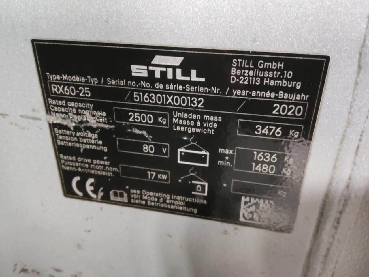 STILL RX60-25 - Carretilla elevadora eléctrica: foto 5 STILL RX60-25 - Carretilla elevadora eléctrica: foto 5