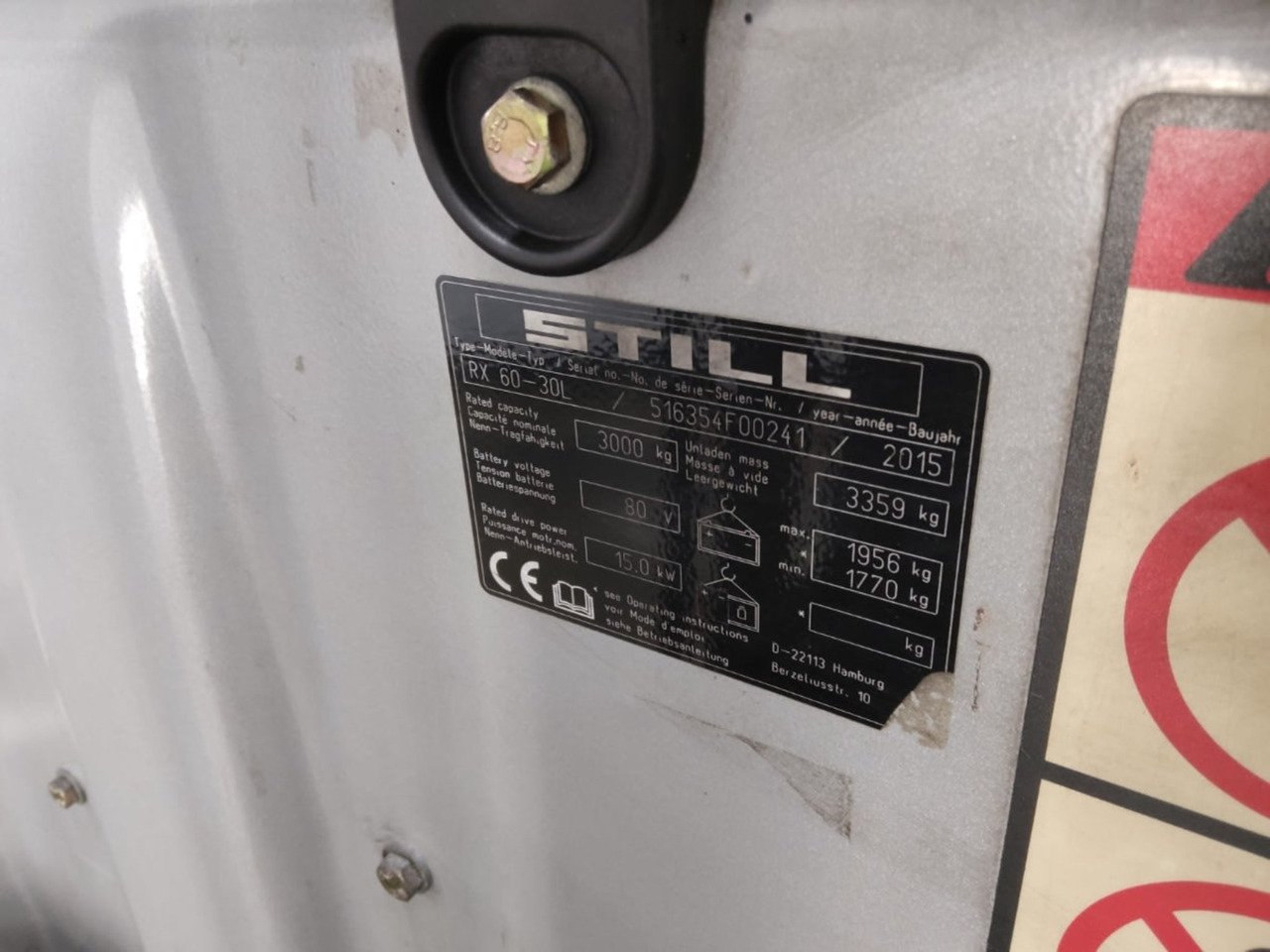 STILL RX60-30L - Carretilla elevadora eléctrica: foto 2 STILL RX60-30L - Carretilla elevadora eléctrica: foto 2