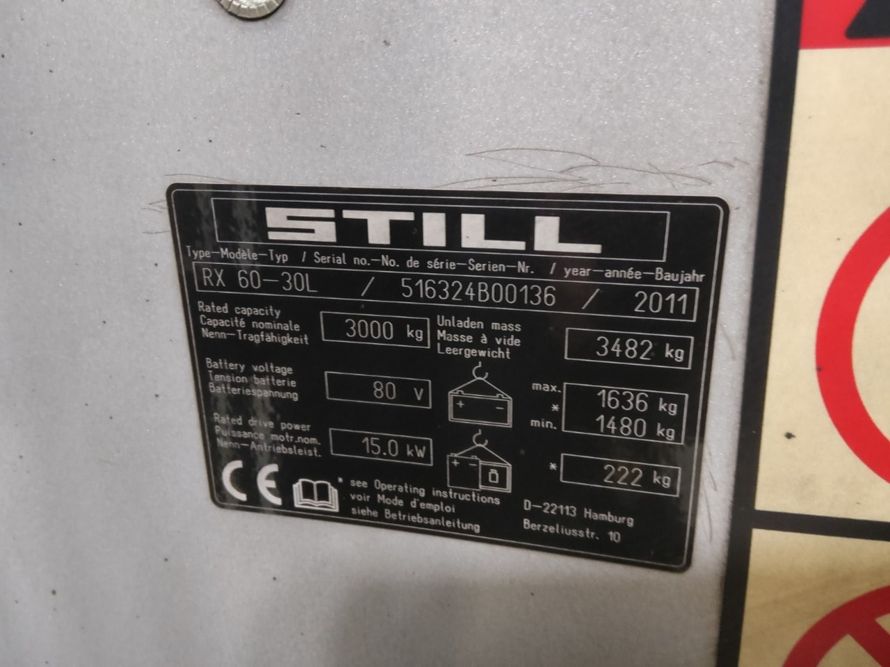 STILL RX60-30L - Carretilla elevadora eléctrica: foto 2 STILL RX60-30L - Carretilla elevadora eléctrica: foto 2